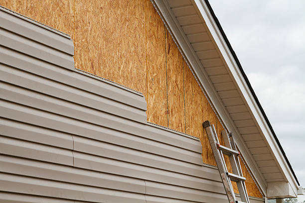 Professional Siding Contractor technician working in New Columbia, PA